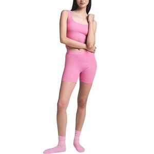 SKIMS 2 Piece Ribbed Cotton Tank Top and Boxer Set - New